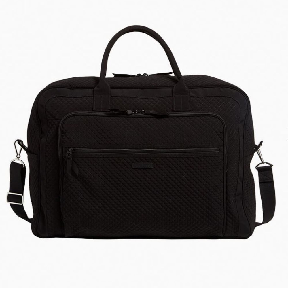 Vera Bradley Grand Weekender Travel Bag in Classic Black NWT